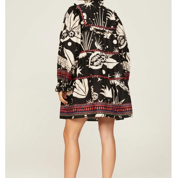 FARM RIO Cerrado Sky Mini Dress Size S - Picture 3 of 6